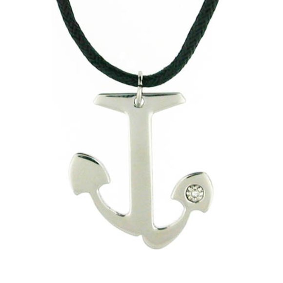 2 FOR $52! Men's Ancora Stainless Steel Pendant / Necklace - Picture 1 of 4